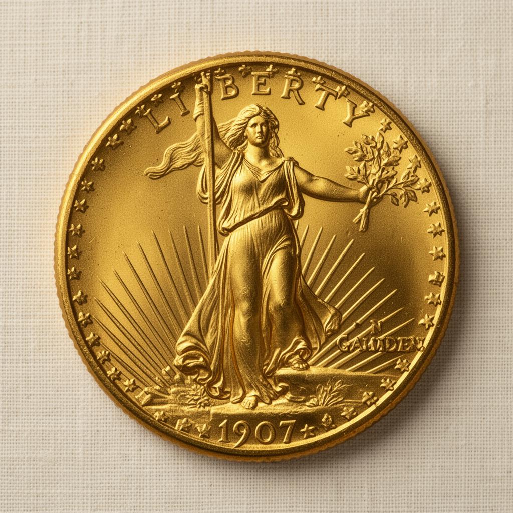 1907 Saint-Gaudens $20 High Relief